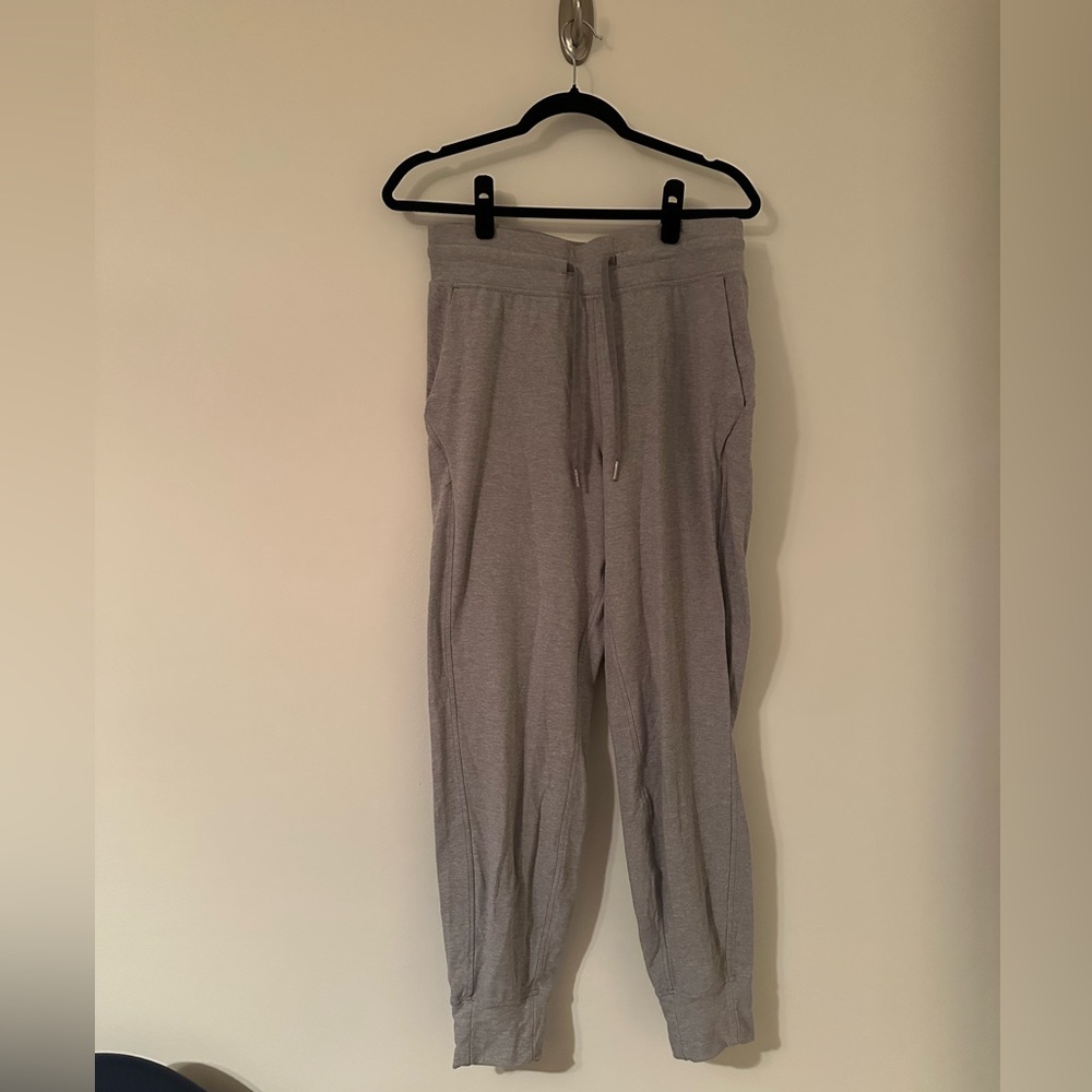 Lululemon Gray Soft Jersey Jogger Pants